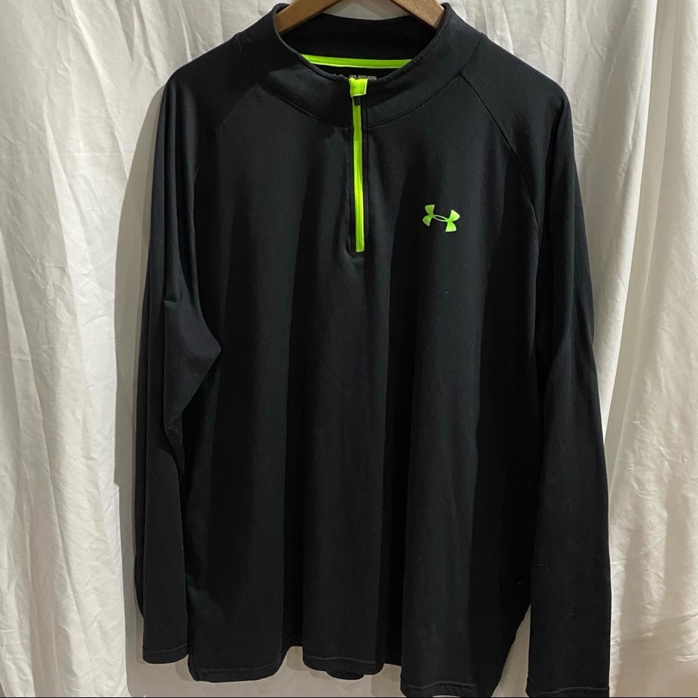 ❄️UNDER ARMOUR ‘Heat Gear’ 1/4 Zip - XXL - Black